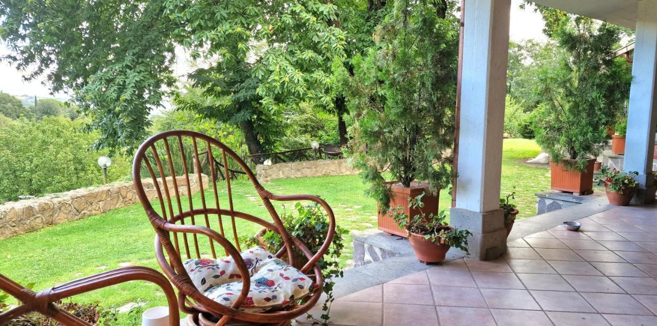 Villa Carolina - Piscina E Parco Panoramico 坎帕尼亚诺·迪罗马 外观 照片