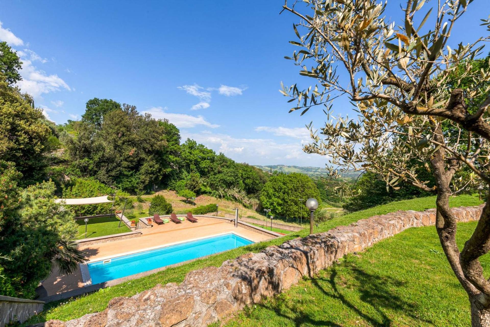 Villa Carolina - Piscina E Parco Panoramico 坎帕尼亚诺·迪罗马 外观 照片